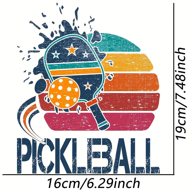 Iron on "PICKLBALL"