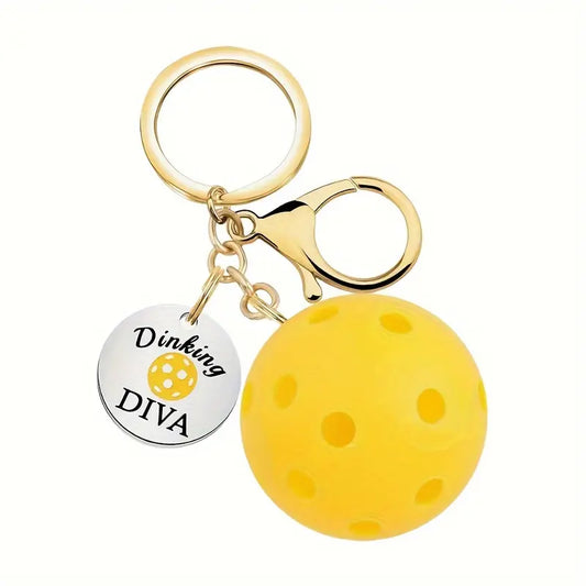 Keychain " Dinking Diva"