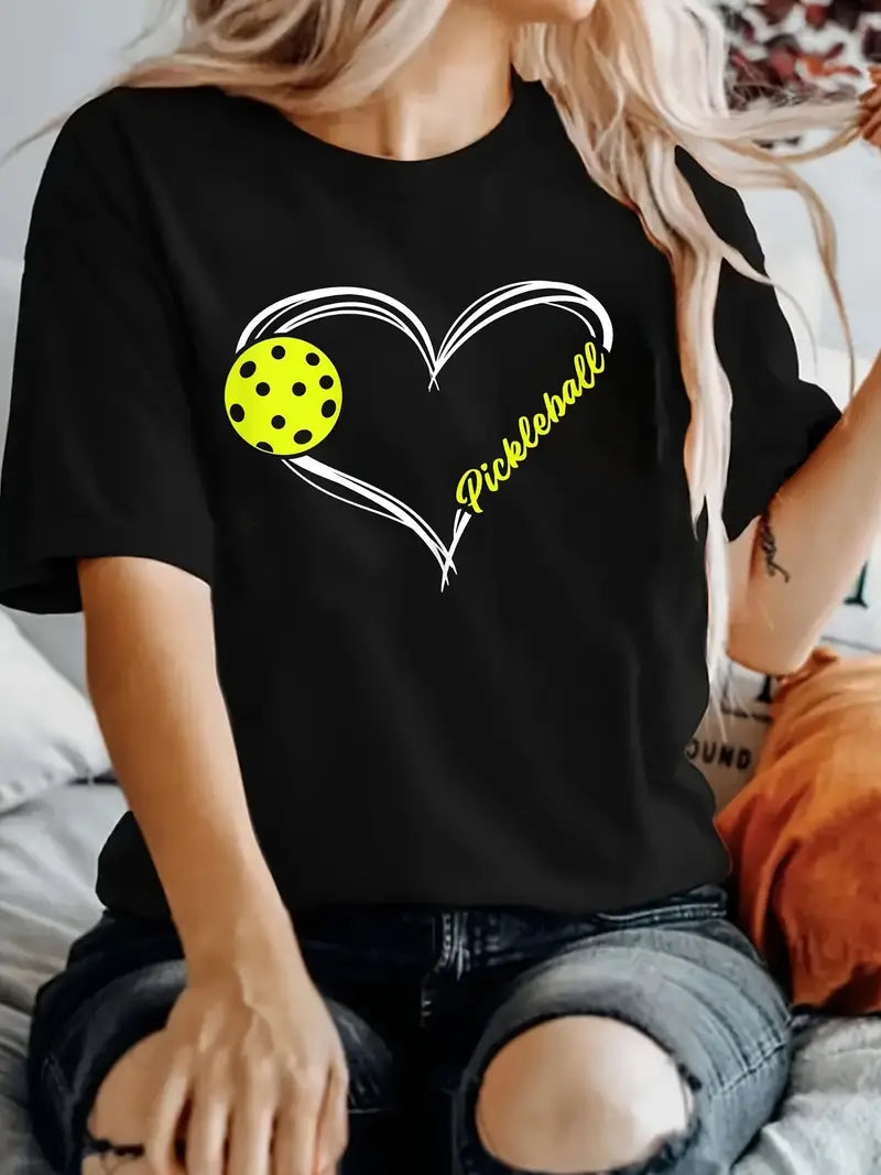T-shirt "Pickleball Heart"
