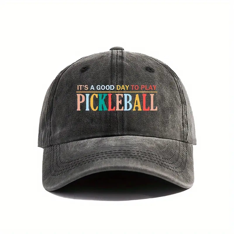 Cap "It's a Good Day to Play Pickleball"