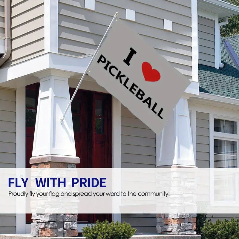 Flag "I Heart Pickleball"