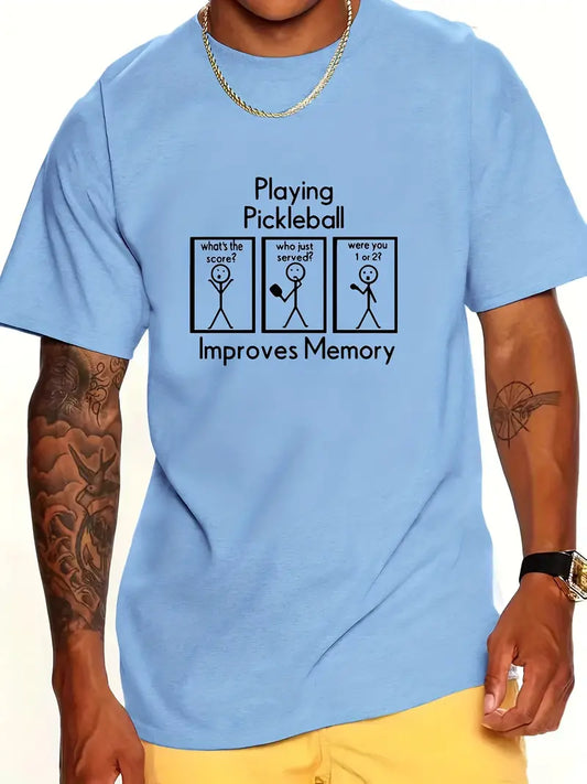 T-shirt " Playing Pickleball Improves Memory Tee"