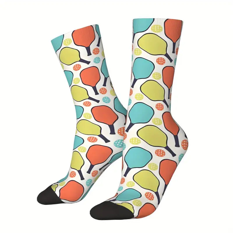 Socks - Retro Paddle and Ball Design