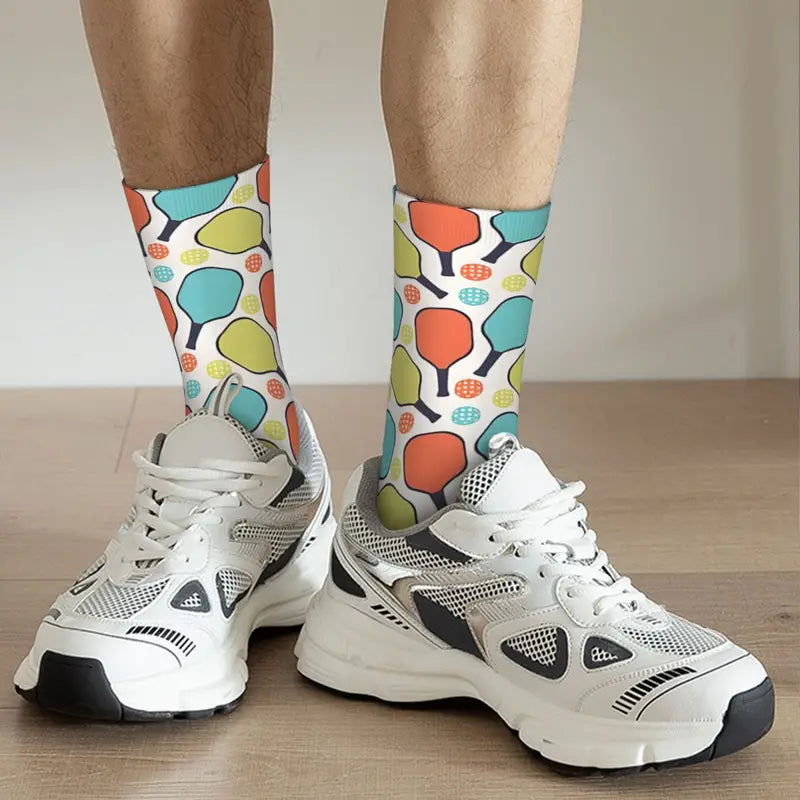 Socks - Retro Paddle and Ball Design