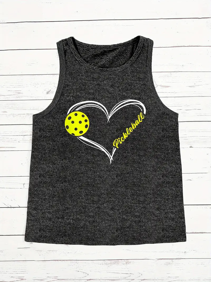 Tank Top - Heart Pickleball